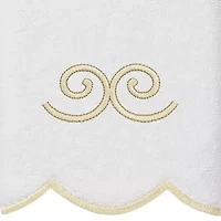 Linum Home Textiles Symmetra Scallop -pc. Quick Dry Bath Towel Set