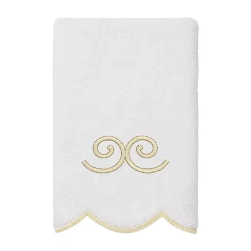 Linum Home Textiles Symmetra Scallop -pc. Quick Dry Bath Towel Set