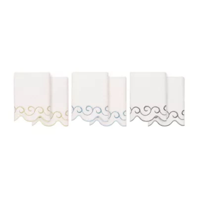 Linum Home Textiles Simplicity Scallop 2-pc. Hand Towel