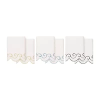 Linum Home Textiles Simplicity Scallop 2-pc. Hand Towel