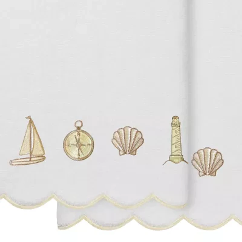 Linum Home Textiles Sea Joy Scallop -pc. Quick Dry Bath Towel Set