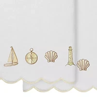 Linum Home Textiles Sea Joy Scallop -pc. Quick Dry Bath Towel Set