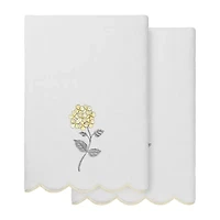 Linum Home Textiles Hydea Scallop 2-pc. Quick Dry Bath Towel Set