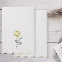 Linum Home Textiles Hydea Scallop 2-pc. Quick Dry Bath Towel Set