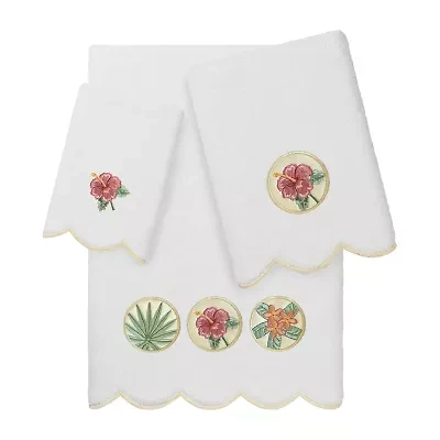 Linum Home Textiles Maui Scallop -pc. Quick Dry Bath Towel Set