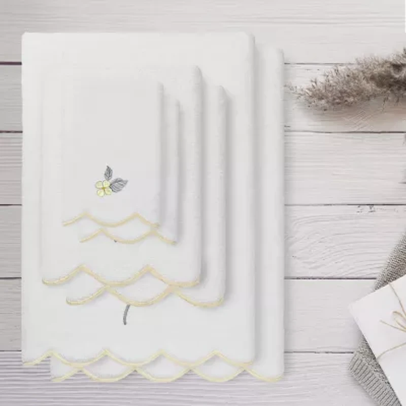 Linum Home Textiles Hydea Scallop 6-pc. Quick Dry Bath Towel Set