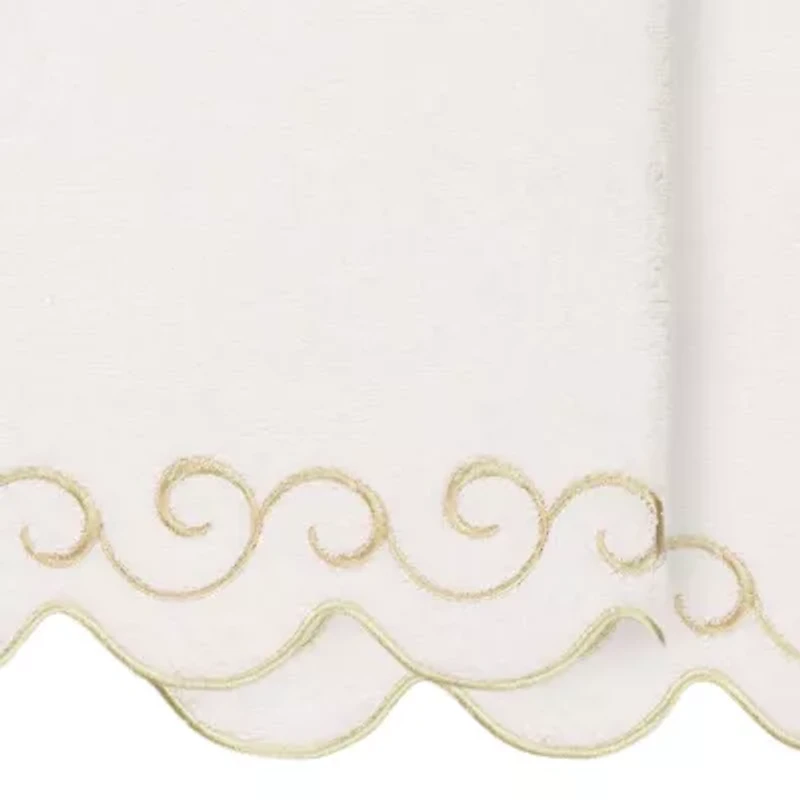 Linum Home Textiles Simplicity Scallop 2-pc. Quick Dry Bath Towel Set