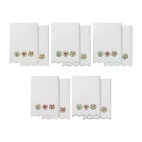 Linum Home Textiles Maui Scallop 2-pc. Quick Dry Bath Towel Set