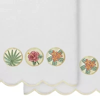 Linum Home Textiles Maui Scallop 2-pc. Quick Dry Bath Towel Set