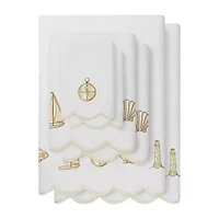 Linum Home Textiles Sea Joy Scallop 6-pc. Quick Dry Bath Towel Set