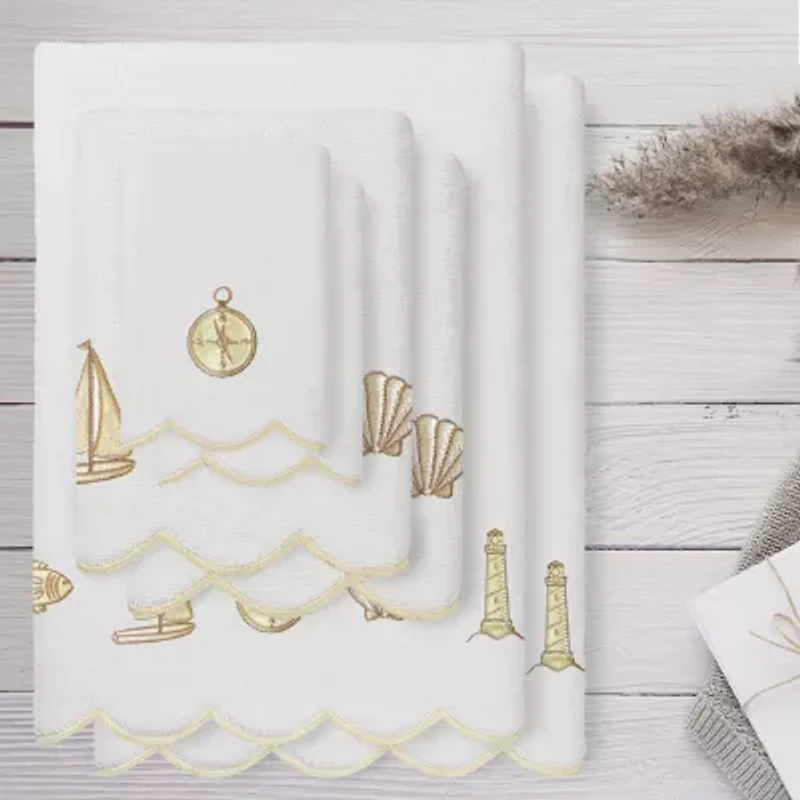 Linum Home Textiles Sea Joy Scallop 6-pc. Quick Dry Bath Towel Set