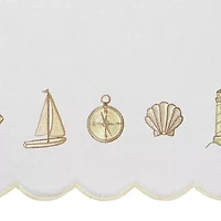 Linum Home Textiles Sea Joy Scallop 6-pc. Quick Dry Bath Towel Set