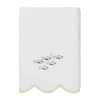 Linum Home Textiles Fish School Scallop -pc. Quick Dry Bath Towel Set