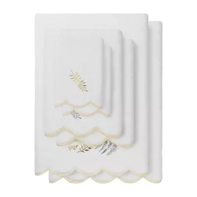 Linum Home Textiles Fern Toss Scallop 6-pc. Quick Dry Bath Towel Set