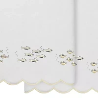 Linum Home Textiles Fish School Scallop 2-pc. Quick Dry Bath Towel Set