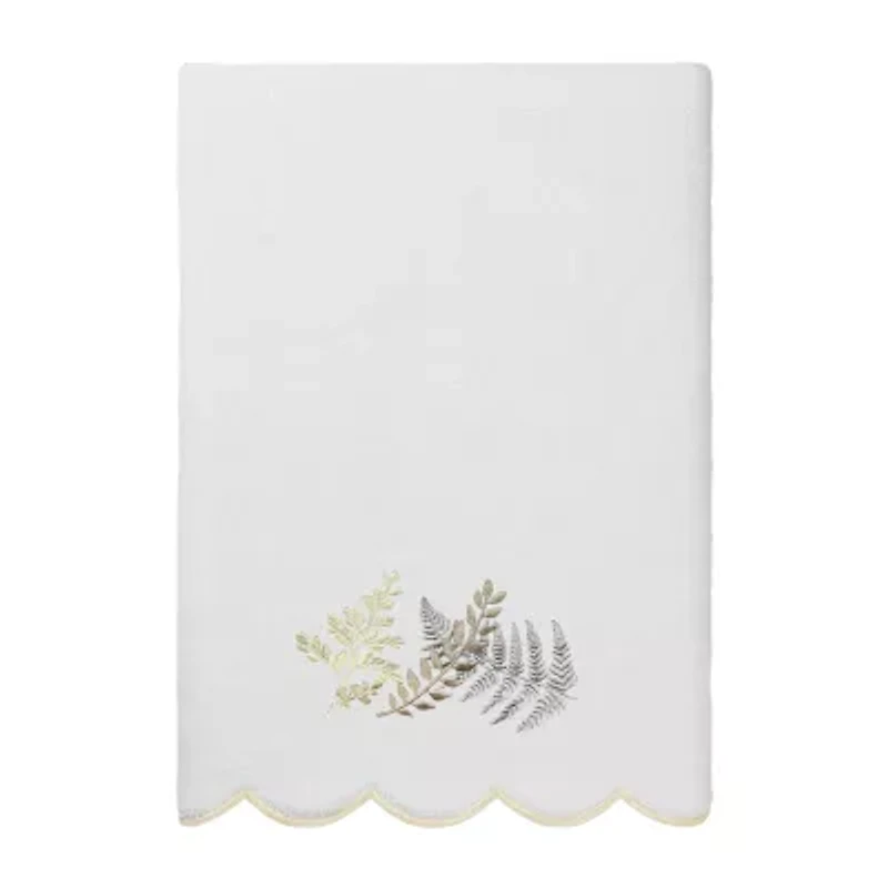 Linum Home Textiles Fern Toss Scallop 3-pc. Quick Dry Bath Towel Set