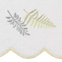 Linum Home Textiles Fern Toss Scallop 3-pc. Quick Dry Bath Towel Set