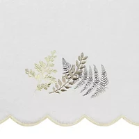 Linum Home Textiles Fern Toss Scallop 3-pc. Quick Dry Bath Towel Set