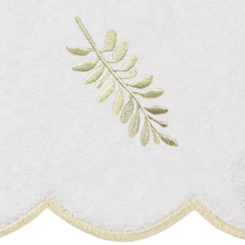 Linum Home Textiles Fern Toss Scallop 3-pc. Quick Dry Bath Towel Set