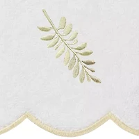 Linum Home Textiles Fern Toss Scallop 3-pc. Quick Dry Bath Towel Set