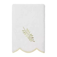 Linum Home Textiles Fern Toss Scallop 3-pc. Quick Dry Bath Towel Set