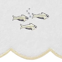Linum Home Textiles Fish School Scallop 3-pc. Quick Dry Bath Towel Set