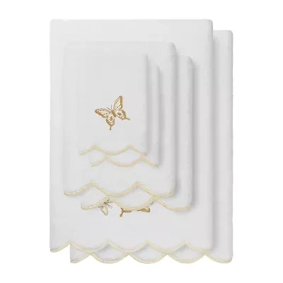 Linum Home Textiles Britney Scallop 6-pc. Quick Dry Bath Towel Set