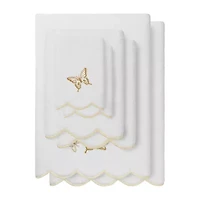 Linum Home Textiles Britney Scallop 6-pc. Quick Dry Bath Towel Set