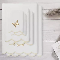 Linum Home Textiles Britney Scallop 6-pc. Quick Dry Bath Towel Set