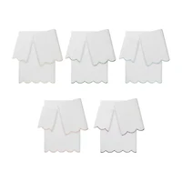 Linum Home Textiles Adornia Scallop 3-pc. Quick Dry Bath Towel Set