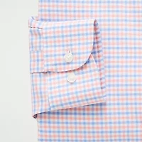 Stafford Coolmax All Season Ecomade Oxford Mens Regular Fit Stretch Fabric Wrinkle Free Long Sleeve Dress Shirt