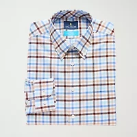 Stafford Coolmax All Season Ecomade Oxford Mens Regular Fit Stretch Fabric Wrinkle Free Long Sleeve Dress Shirt