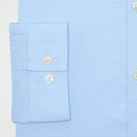 J. Ferrar Big And Tall Ultra Comfort Mens Regular Fit Stretch Fabric Wrinkle Free Long Sleeve Dress Shirt