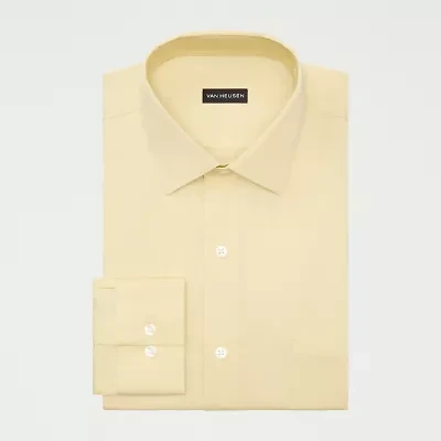 Van Heusen Ultra Flex Big and Tall Mens Regular Fit Stretch Fabric Wrinkle Free Long Sleeve Dress Shirt