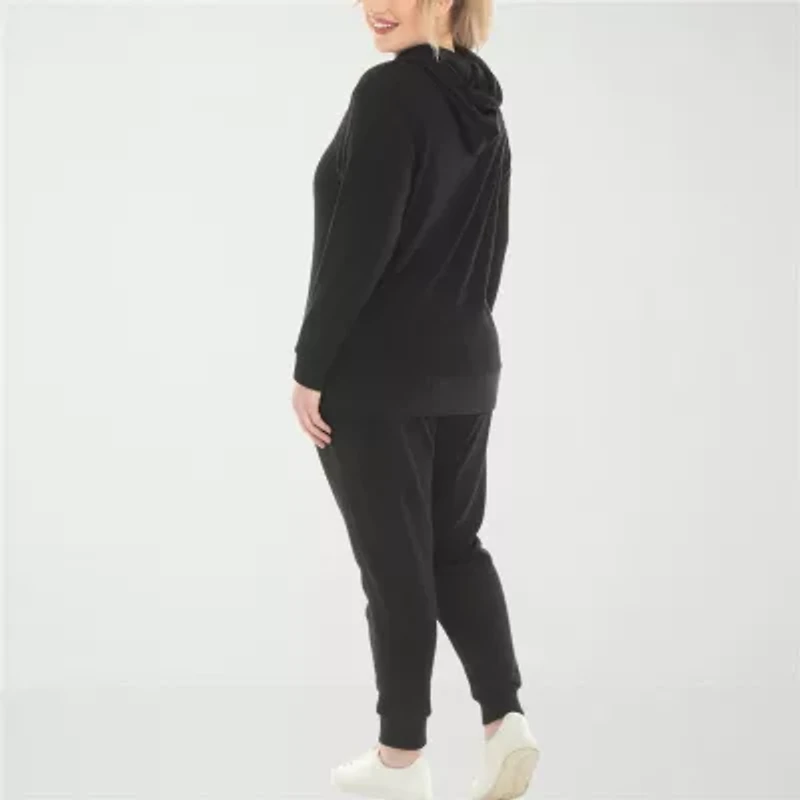 White Mark 2-pc. Pant Set-Plus