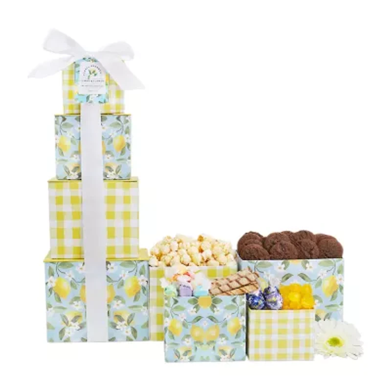 Alder Creek Lemon Blooms Tower Easter Food Set
