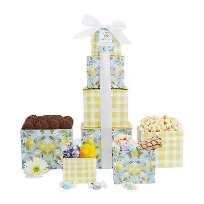 Alder Creek Lemon Blooms Tower Easter Food Set
