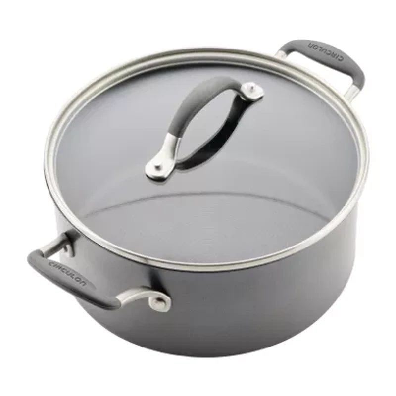 Circulon A1 Series with Scratch Defense Nonstick Induction Dutch Oven with Lid, 5-Quart Graphite
