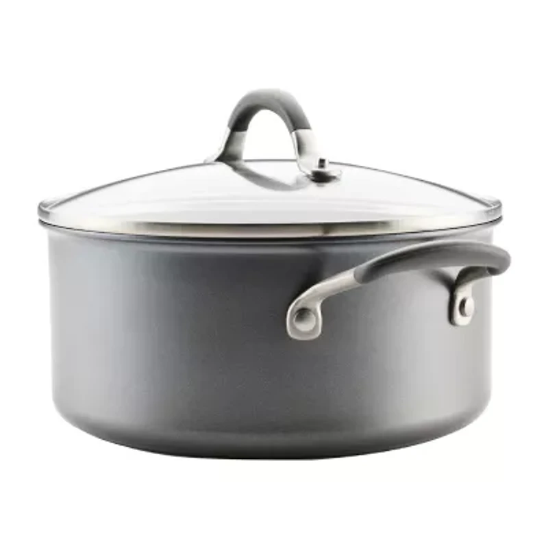 Circulon A1 Series with Scratch Defense Nonstick Induction Dutch Oven with Lid, 5-Quart Graphite