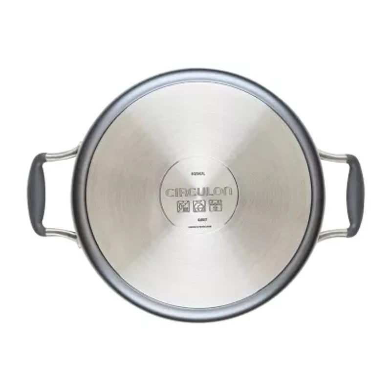 Circulon A1 Series with Scratch Defense Nonstick Induction Dutch Oven with Lid, 5-Quart Graphite