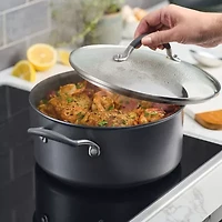 Circulon A1 Series with Scratch Defense Nonstick Induction Dutch Oven with Lid, 5-Quart Graphite