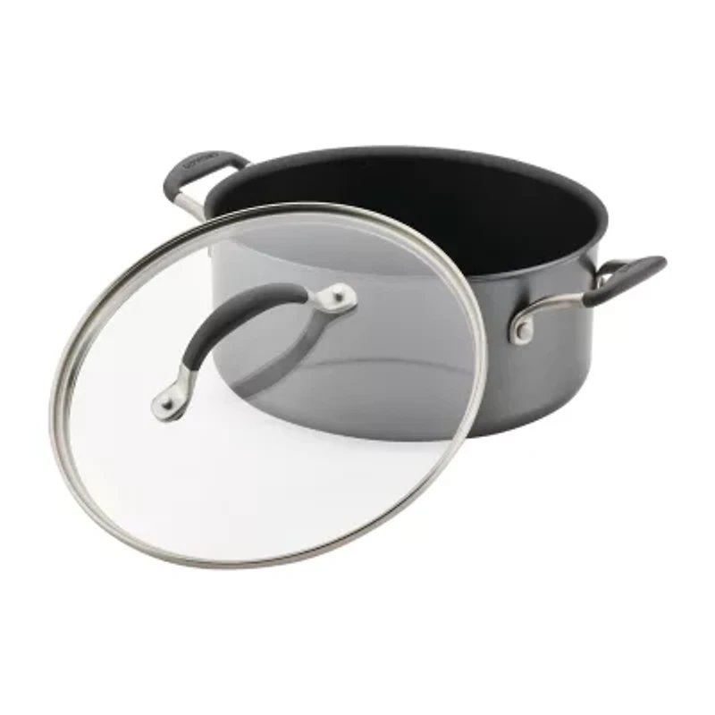 Circulon A1 Series with Scratch Defense Nonstick Induction Dutch Oven with Lid, 5-Quart Graphite