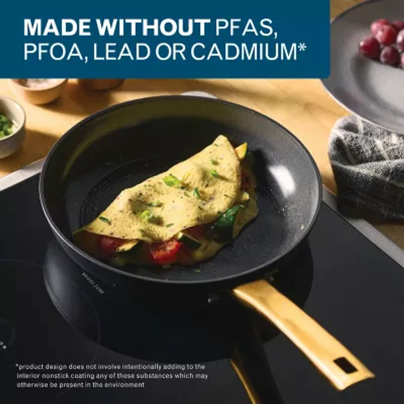 Farberware Forged Induction Ceramic Nonstick Cookware Set 9-Pc, Black