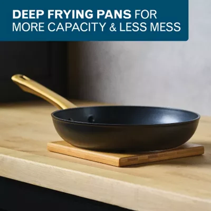 Farberware Forged Induction Ceramic Nonstick Cookware Set 9-Pc, Black