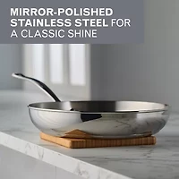 Farberware Millennium Stainless Steel 12.25" Skillet