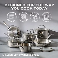 Farberware Millennium Stainless Steel 10-pc. Cookware Set
