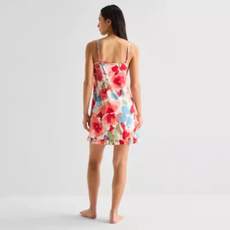 Ambrielle Womens Crew Neck Chemise