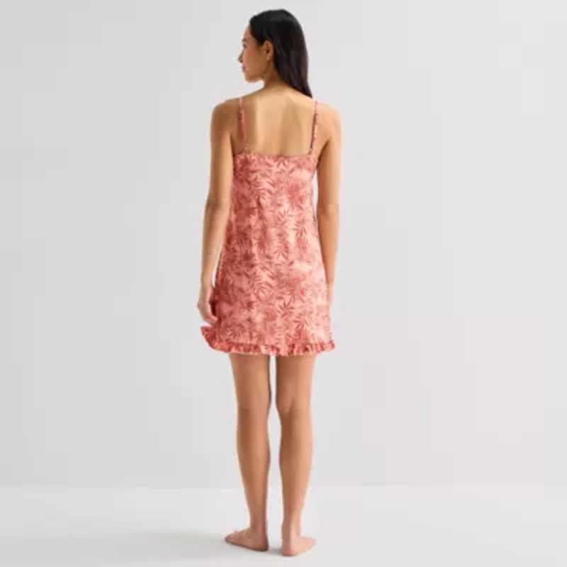 Ambrielle Womens Crew Neck Chemise