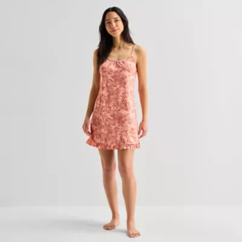 Ambrielle Womens Crew Neck Chemise