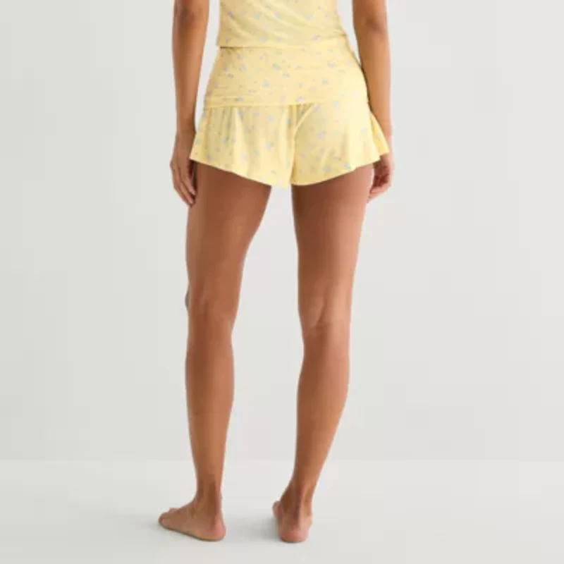 Arizona Cloud Kissed Womens Juniors Pajama Shorts